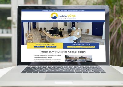 E-magencia - portfolio - site -Radiodôme - Radiologie Issoire
