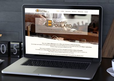 E-magencia - portfolio - site - Ebénisterie Poulard