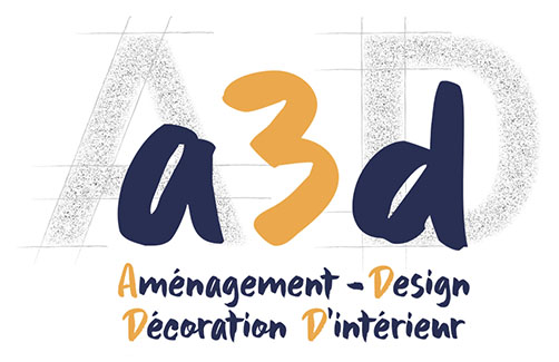 E-magencia - portfolio - graphisme - logo A3D Aménagement Décoration
