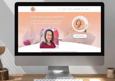 E-magencia - portfolio - site -Cécile Joyeux Coaching