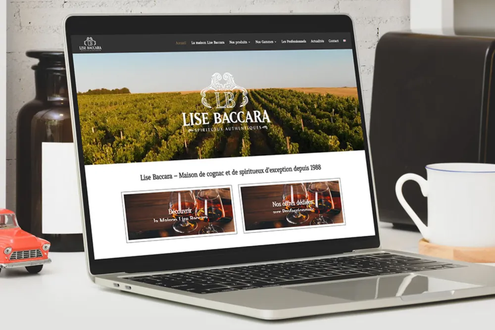 LISE BACCARA<br />Refonte du site web Lise Baccara - Création site internet E-MAGENCIA 2026 b